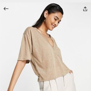 ASOS DESIGN V Neck Tee Top